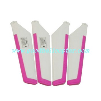 mjx-t-series-t23-t623 helicopter parts main blades (pink color) - Click Image to Close